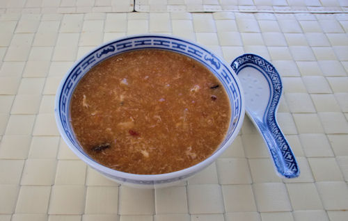 Peking Suppe (Süß-Sauer-Scharf-Suppe)