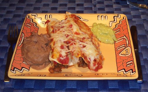 Enchiladas mit Tomatensauce